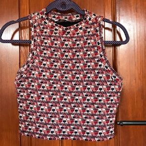 Multi color crop top